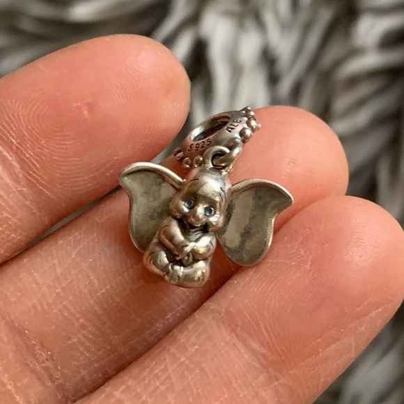 Retired Pandora x Disney Dumbo Dangle Charm Sterling Silver 925 - Picture 8 of 16